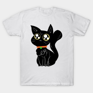 Cute Halloween Black Cat T-Shirt